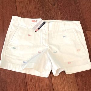 Vineyard Vines white cotton shorts girls size 14